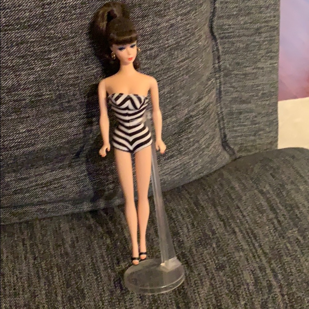 Vintage Barbie with stand